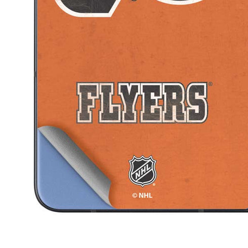 NHL Philadelphia Flyers Distressed Galaxy Z Fold5 5G Skin