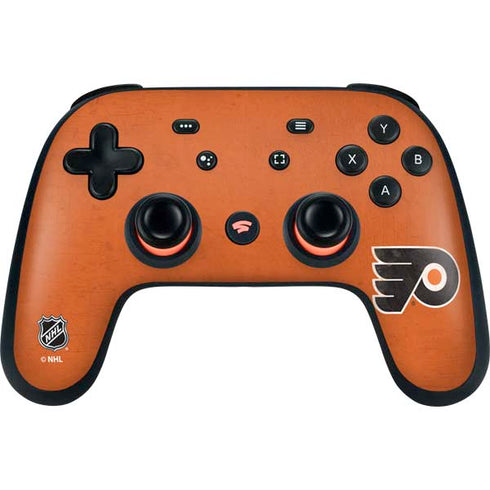 NHL Philadelphia Flyers Distressed Google Stadia Controller Skin