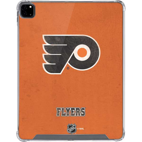 NHL Philadelphia Flyers Distressed iPad Pro 12.9in (2020) Clear Case