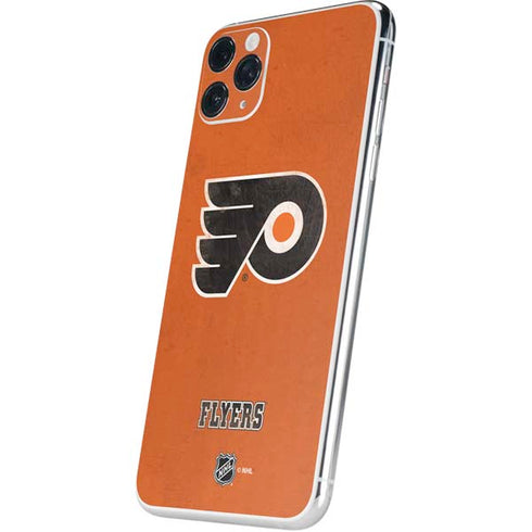 NHL Philadelphia Flyers Distressed iPhone 11 Pro Max Skin