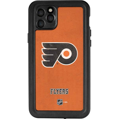 NHL Philadelphia Flyers Distressed iPhone 11 Pro Max Waterproof Case