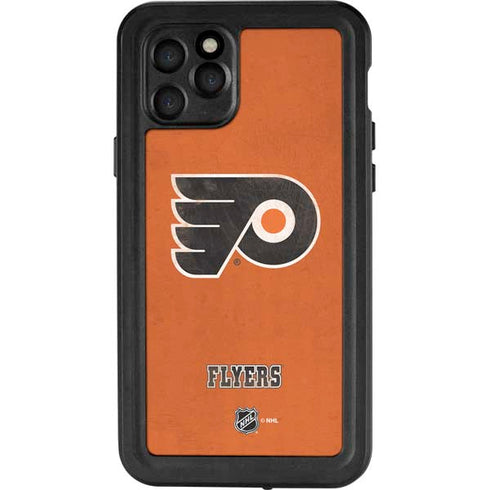 NHL Philadelphia Flyers Distressed iPhone 11 Pro Waterproof Case