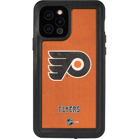 NHL Philadelphia Flyers Distressed iPhone 12 Pro Waterproof Case