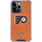 NHL Philadelphia Flyers Distressed iPhone 13 Pro Clear Case