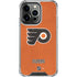 NHL Philadelphia Flyers Distressed iPhone 13 Pro Clear Case