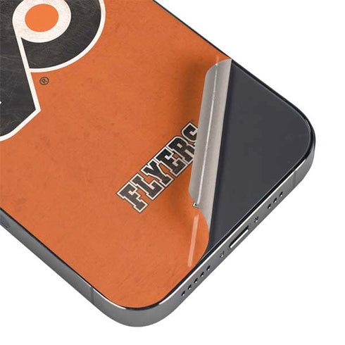 NHL Philadelphia Flyers Distressed iPhone 13 Pro Max Skin