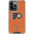 NHL Philadelphia Flyers Distressed iPhone 15 Pro Clear Case