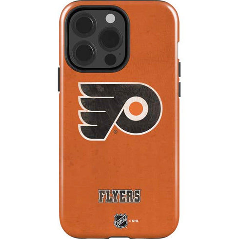 NHL Philadelphia Flyers Distressed iPhone 15 Pro Impact Case