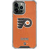 NHL Philadelphia Flyers Distressed iPhone 14 Pro Max Clear Case