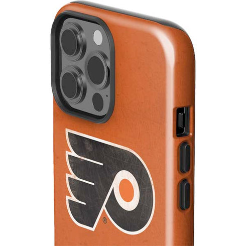 NHL Philadelphia Flyers Distressed iPhone 15 Pro Max Impact Case