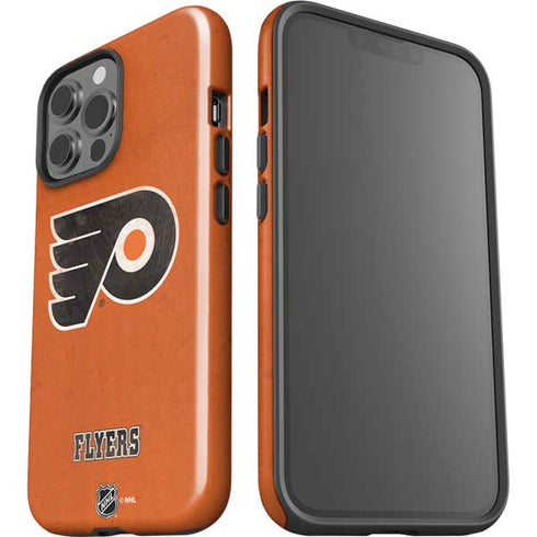 NHL Philadelphia Flyers Distressed iPhone 15 Pro Max Impact Case