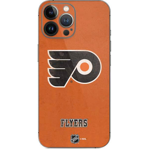 NHL Philadelphia Flyers Distressed iPhone 14 Pro Max Skin
