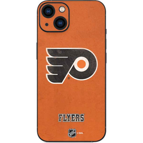 NHL Philadelphia Flyers Distressed iPhone 14 Skin
