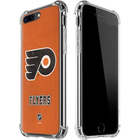 NHL Philadelphia Flyers Distressed iPhone 7/8 Plus Clear Case