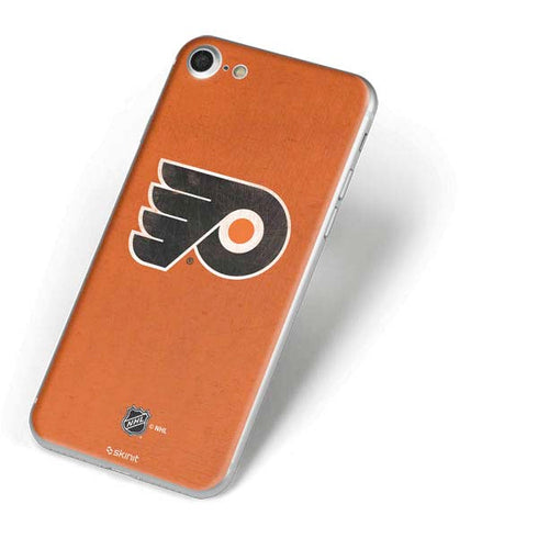 NHL Philadelphia Flyers Distressed iPhone 7 Skin