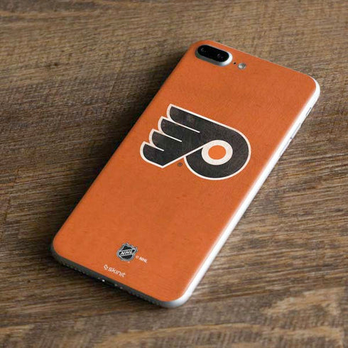 NHL Philadelphia Flyers Distressed iPhone 8 Plus Skin