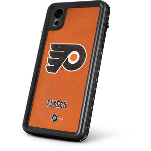 NHL Philadelphia Flyers Distressed iPhone XR Waterproof Case