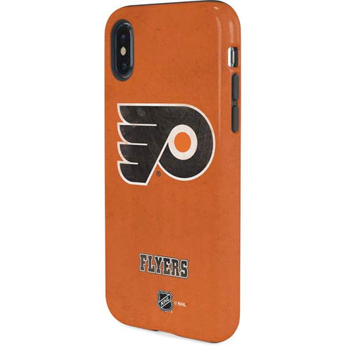 NHL Philadelphia Flyers Distressed iPhone XS Pro Case