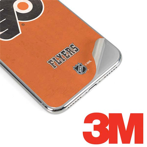 NHL Philadelphia Flyers Distressed iPhone XS Skin