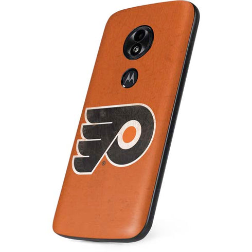 NHL Philadelphia Flyers Distressed Moto E5 Play Skin