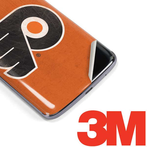 NHL Philadelphia Flyers Distressed Moto E5 Plus Skin