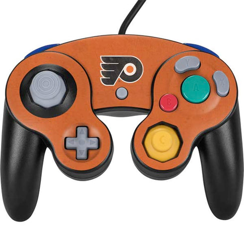 NHL Philadelphia Flyers Distressed Nintendo GameCube Controller Skin