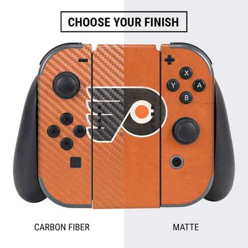 NHL Philadelphia Flyers Distressed Nintendo Switch Bundle Skin