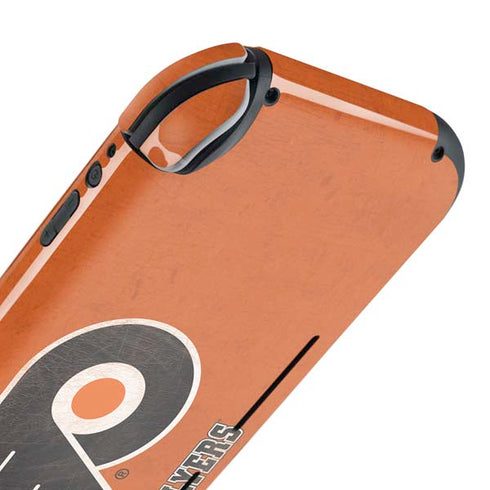 NHL Philadelphia Flyers Distressed Nintendo Switch Lite Skin