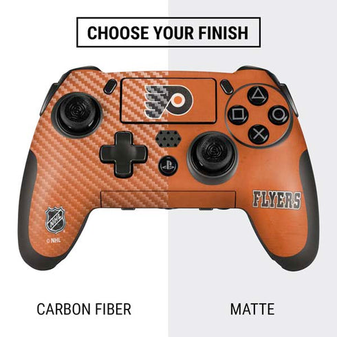 NHL Philadelphia Flyers Distressed PlayStation Scuf Vantage 2 Controller Skin