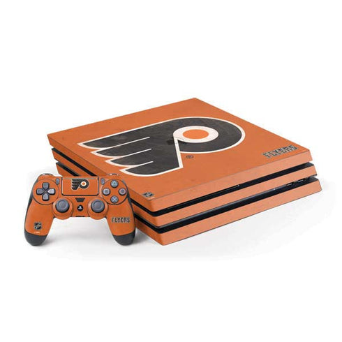 NHL Philadelphia Flyers Distressed PS4 Pro Bundle Skin