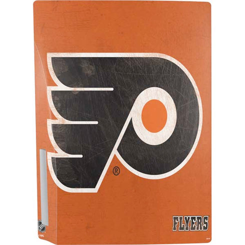 NHL Philadelphia Flyers Distressed PS5 Console Skin