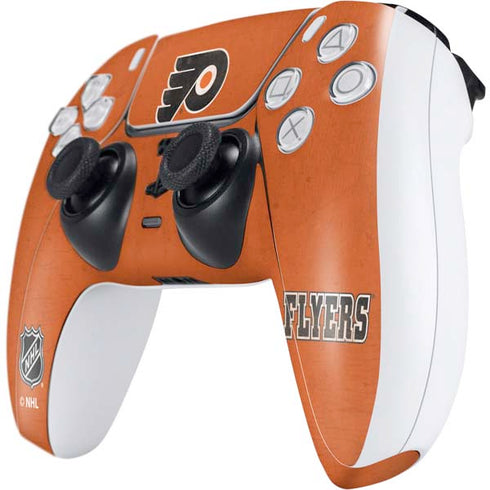 NHL Philadelphia Flyers Distressed PS5 Controller Skin