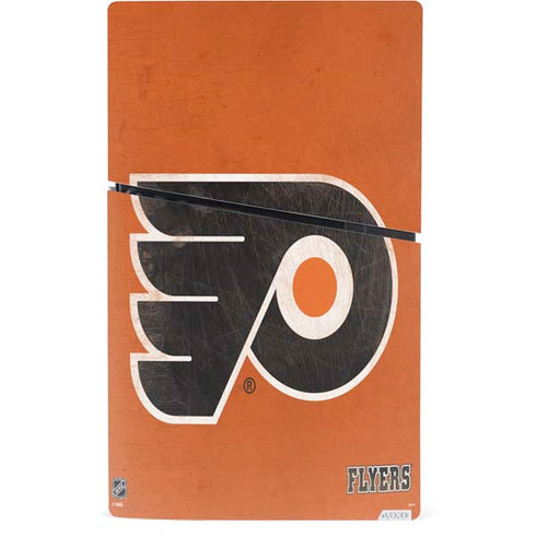 NHL Philadelphia Flyers Distressed PS5 Slim Digital Edition Bundle Skin