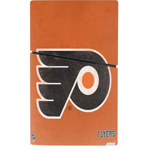 NHL Philadelphia Flyers Distressed PS5 Slim Digital Edition Console Skin