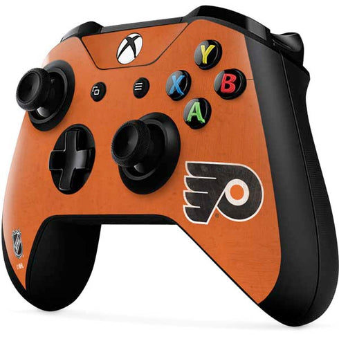 NHL Philadelphia Flyers Distressed Xbox One X Controller Skin
