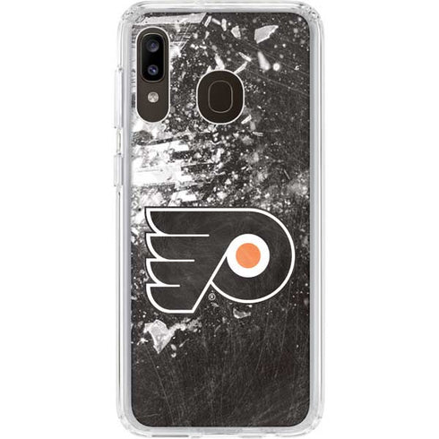 NHL Philadelphia Flyers Frozen Galaxy A20 Clear Case