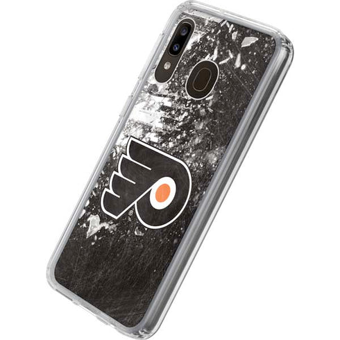 NHL Philadelphia Flyers Frozen Galaxy A20 Clear Case