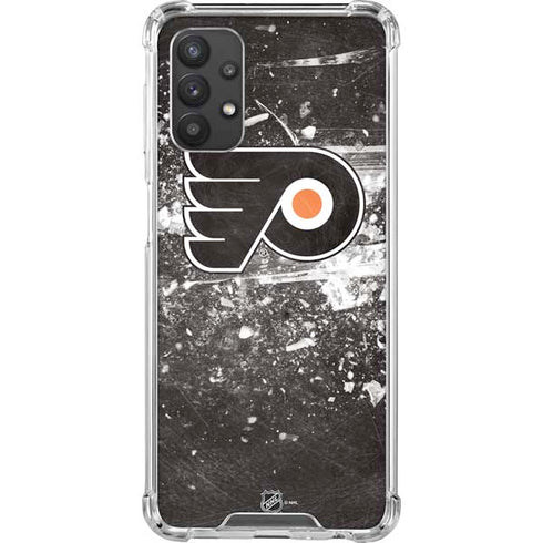 NHL Philadelphia Flyers Frozen Galaxy A32 5G Clear Case