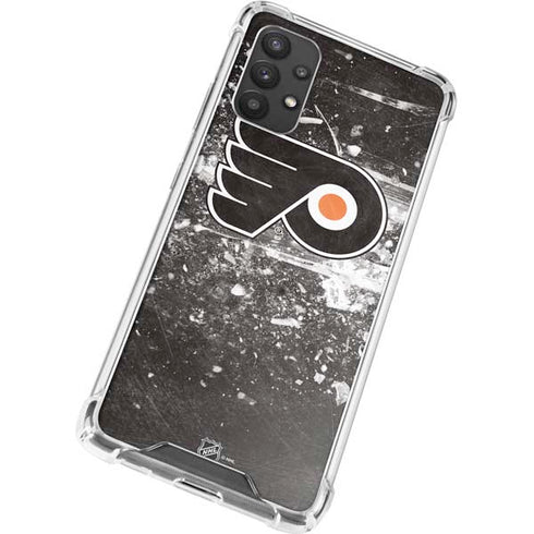 NHL Philadelphia Flyers Frozen Galaxy A32 5G Clear Case
