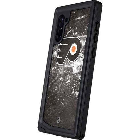 NHL Philadelphia Flyers Frozen Galaxy Note 10 Waterproof Case