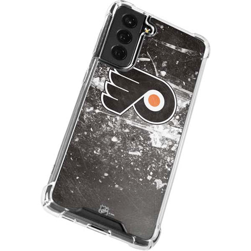NHL Philadelphia Flyers Frozen Galaxy S22 Plus Clear Case