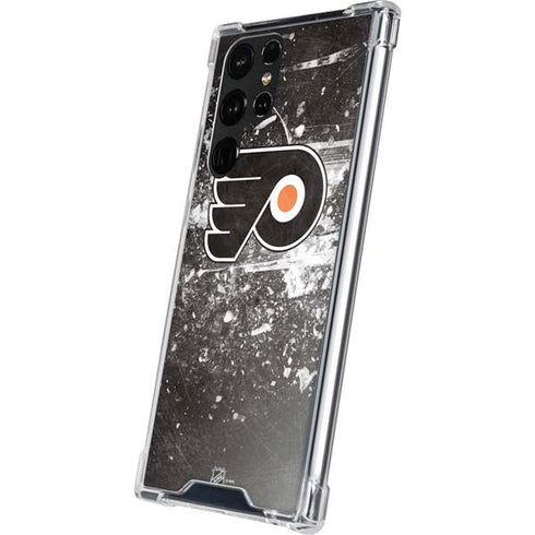 NHL Philadelphia Flyers Frozen Galaxy S22 Ultra Clear Case