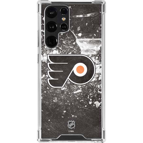 NHL Philadelphia Flyers Frozen Galaxy S24 Ultra Clear Case