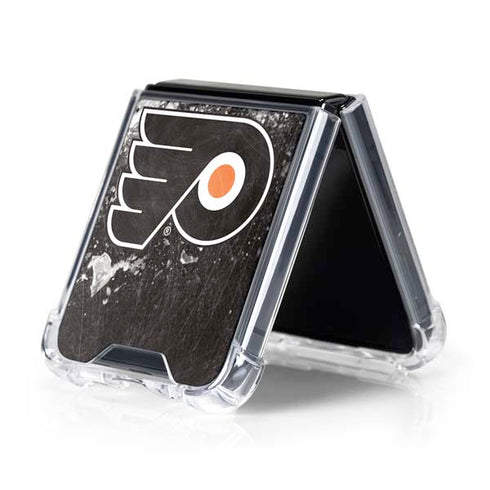 NHL Philadelphia Flyers Frozen Galaxy Z Flip5 5G Clear Case