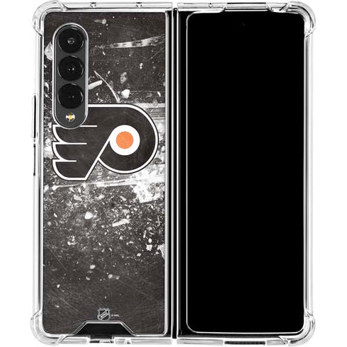 NHL Philadelphia Flyers Frozen Galaxy Z Fold4 5G Clear Case