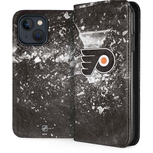 NHL Philadelphia Flyers Frozen iPhone 14 Plus Folio Case