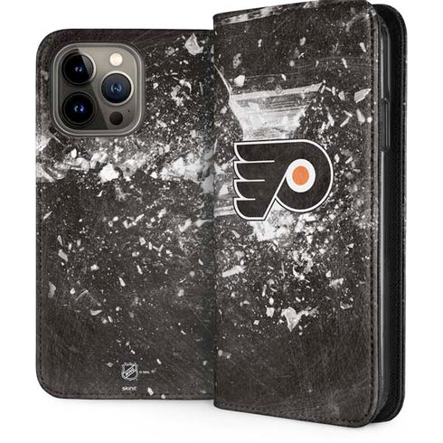 NHL Philadelphia Flyers Frozen iPhone 14 Pro Max Folio Case