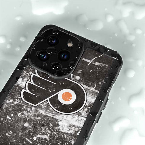 NHL Philadelphia Flyers Frozen iPhone 14 Pro Max Waterproof Case
