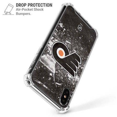 NHL Philadelphia Flyers Frozen iPhone XS Max Clear Case