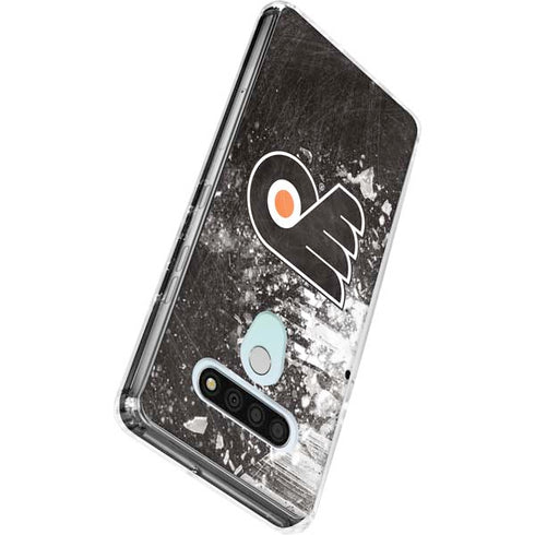 NHL Philadelphia Flyers Frozen LG Stylo 6 Clear Case